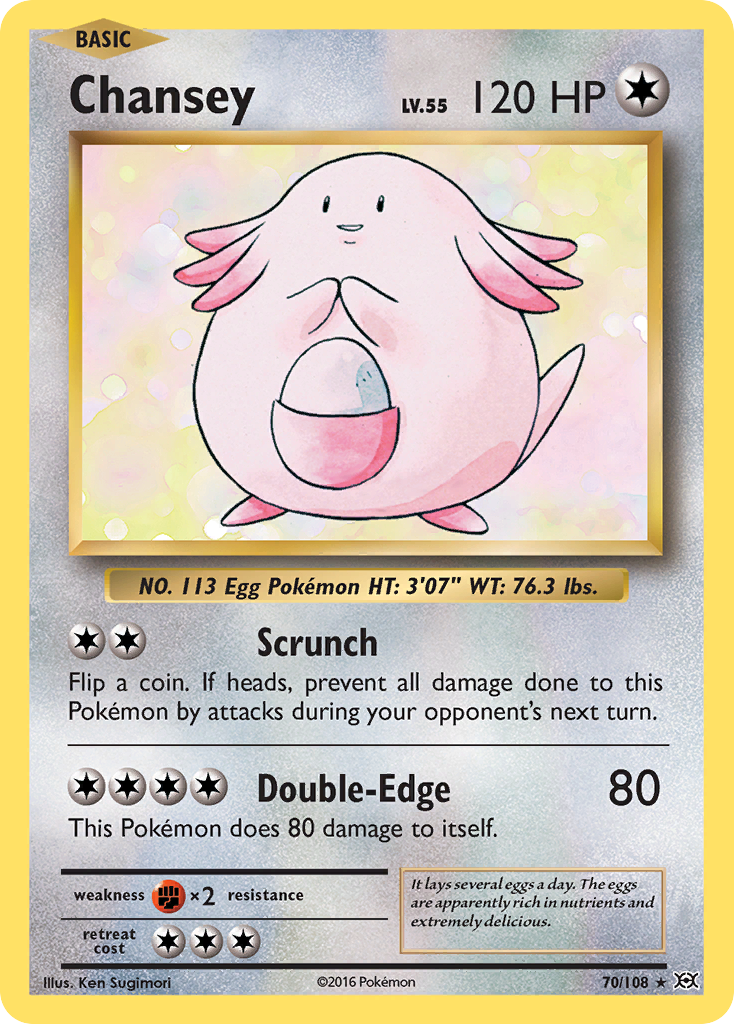Chansey (70/108) [XY: Evolutions] - Card Brawlers | Quebec | Canada | Yu-Gi-Oh!