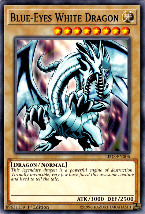 Blue-Eyes White Dragon [LED3-EN006] Common - Card Brawlers | Quebec | Canada | Yu-Gi-Oh!