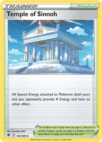 Temple of Sinnoh (155/189) [Sword & Shield: Astral Radiance] - Card Brawlers | Quebec | Canada | Yu-Gi-Oh!