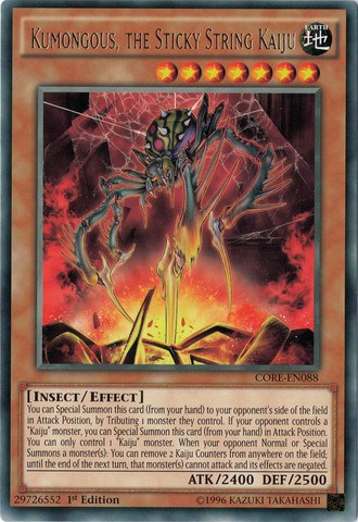 Kumongous, the Sticky String Kaiju [CORE-EN088] Rare - Yu-Gi-Oh! - Card Brawlers | Quebec | Canada |