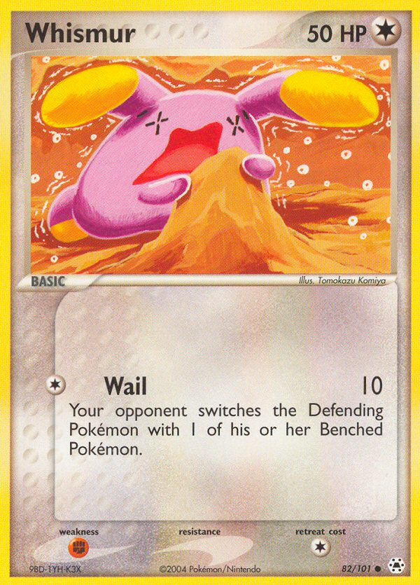 Whismur (82/101) [EX: Hidden Legends] - Card Brawlers | Quebec | Canada | Yu-Gi-Oh!