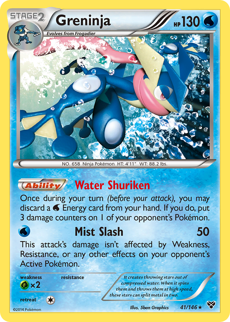 Greninja (41/146) [XY: Base Set] - Card Brawlers | Quebec | Canada | Yu-Gi-Oh!