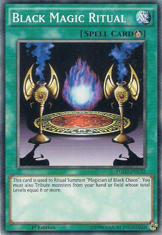 Black Magic Ritual [YGLD-ENC32] Common - Card Brawlers | Quebec | Canada | Yu-Gi-Oh!