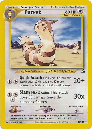 Furret (35/111) [Neo Genesis Unlimited] - Card Brawlers | Quebec | Canada | Yu-Gi-Oh!