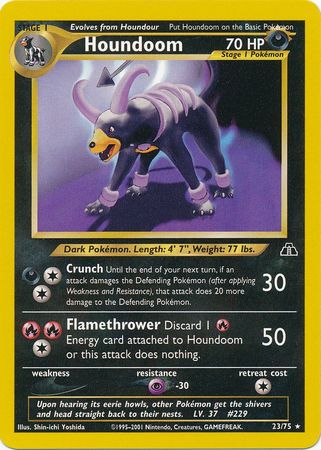 Houndoom (23/75) [Neo Discovery Unlimited] - Card Brawlers | Quebec | Canada | Yu-Gi-Oh!