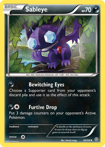 Sableye (44/98) [XY: Ancient Origins] - Card Brawlers | Quebec | Canada | Yu-Gi-Oh!