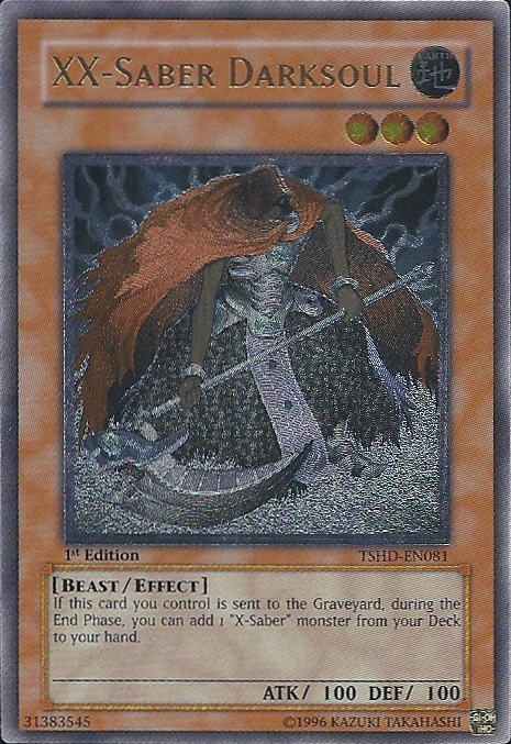 XX-Saber Darksoul [TSHD-EN081] Ultimate Rare - Card Brawlers | Quebec | Canada | Yu-Gi-Oh!