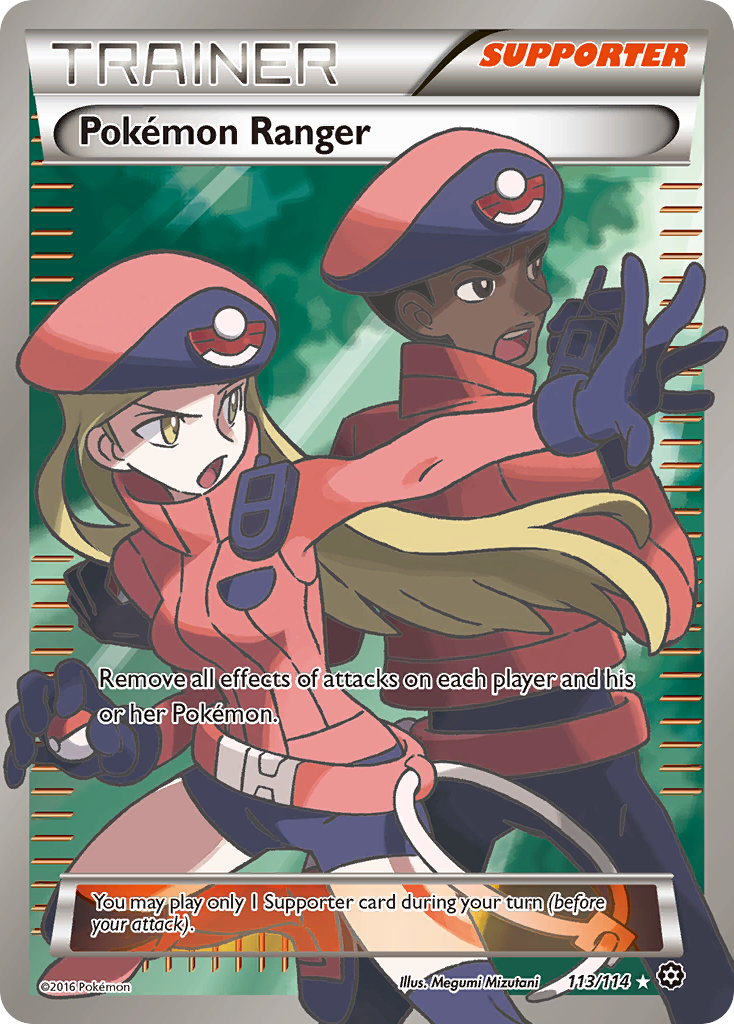Pokemon Ranger (113/114) [XY: Steam Siege] - Card Brawlers | Quebec | Canada | Yu-Gi-Oh!