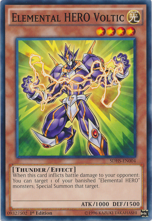 Elemental Hero Voltic [SDHS-EN004] Common - Card Brawlers | Quebec | Canada | Yu-Gi-Oh!