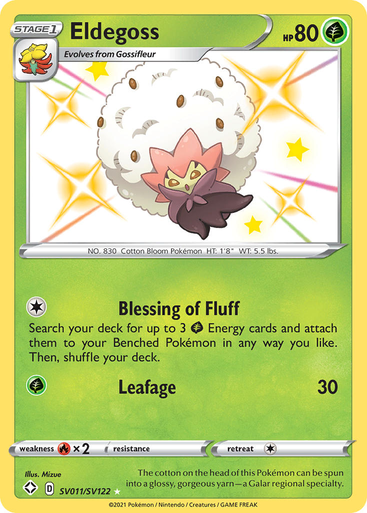 Eldegoss (SV011/SV122) [Sword & Shield: Shining Fates] - Card Brawlers | Quebec | Canada | Yu-Gi-Oh!