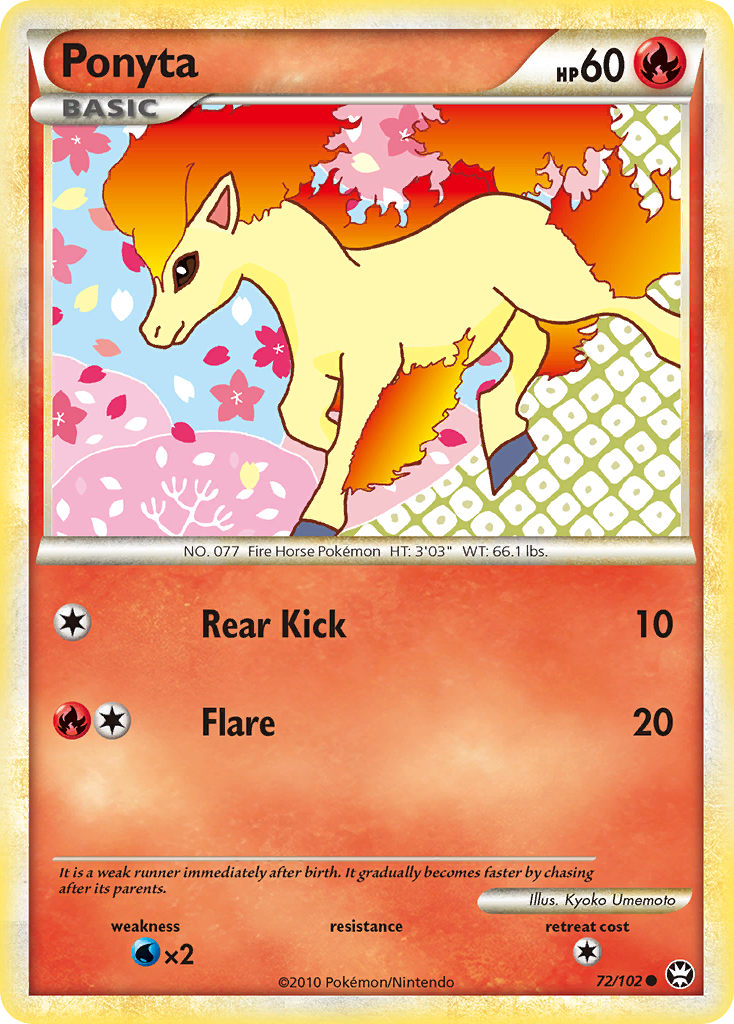 Ponyta (72/102) [HeartGold & SoulSilver: Triumphant] - Card Brawlers | Quebec | Canada | Yu-Gi-Oh!