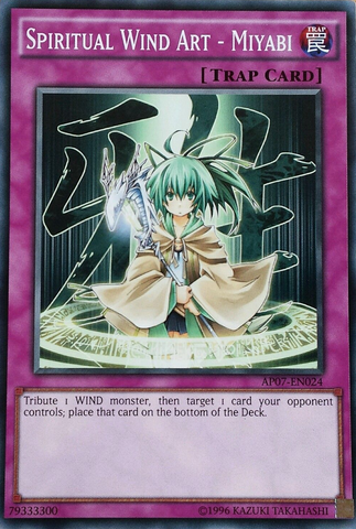 Spiritual Wind Art - Miyabi [AP07-EN024] Common - Yu-Gi-Oh! - Card Brawlers | Quebec | Canada |