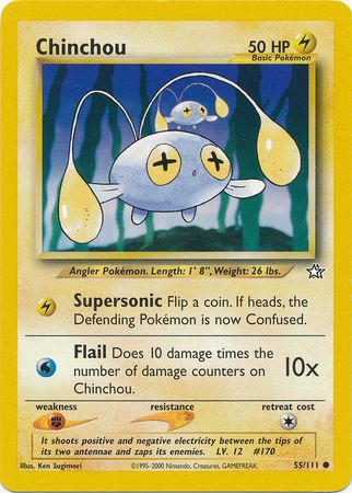 Chinchou (55/111) [Neo Genesis Unlimited] - Card Brawlers | Quebec | Canada | Yu-Gi-Oh!