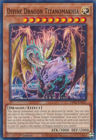 Divine Dragon Titanomakhia [DIFO-EN027] Common - Card Brawlers | Quebec | Canada | Yu-Gi-Oh!