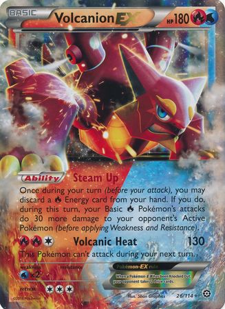 Volcanion EX (26/114) (Jumbo Card) [XY: Steam Siege] - Card Brawlers | Quebec | Canada | Yu-Gi-Oh!