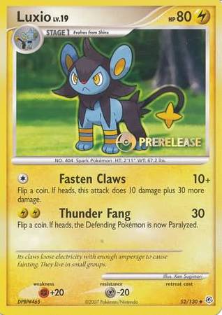 Luxio (52/130) (Prerelease Promo) [Nintendo: Black Star Promos] - Card Brawlers | Quebec | Canada | Yu-Gi-Oh!