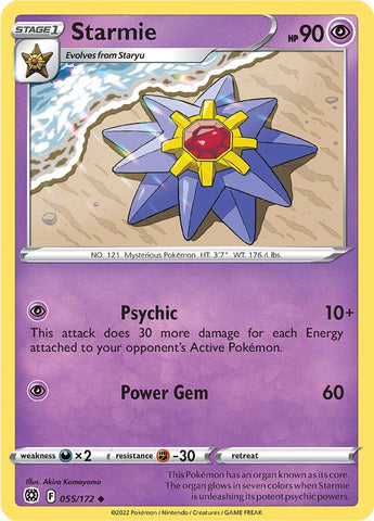 Starmie (055/172) [Sword & Shield: Brilliant Stars] - Card Brawlers | Quebec | Canada | Yu-Gi-Oh!