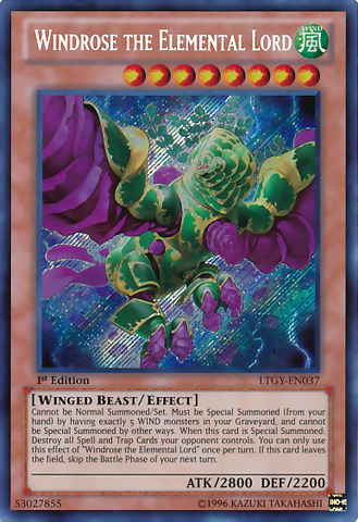 Windrose the Elemental Lord [LTGY-EN037] Secret Rare - Card Brawlers | Quebec | Canada | Yu-Gi-Oh!