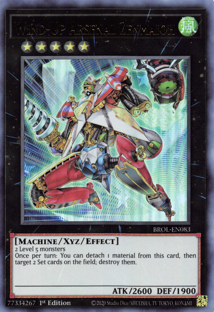 Wind-Up Arsenal Zenmaioh [BROL-EN083] Ultra Rare - Card Brawlers | Quebec | Canada | Yu-Gi-Oh!