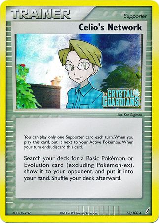 Celio's Network (73/100) (Stamped) [EX: Crystal Guardians] - Card Brawlers | Quebec | Canada | Yu-Gi-Oh!