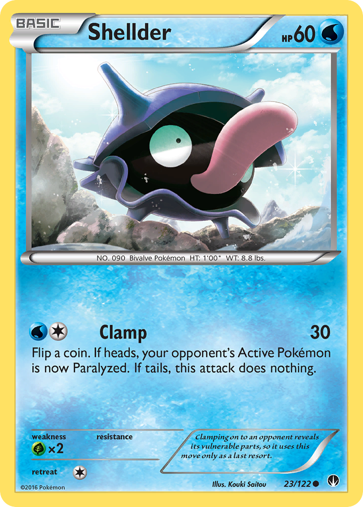 Shellder (23/122) [XY: BREAKpoint] - Card Brawlers | Quebec | Canada | Yu-Gi-Oh!