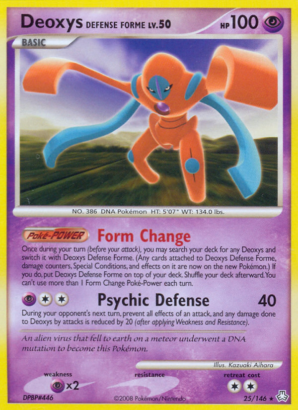 Deoxys Defense Forme (25/146) [Diamond & Pearl: Legends Awakened] - Card Brawlers | Quebec | Canada | Yu-Gi-Oh!