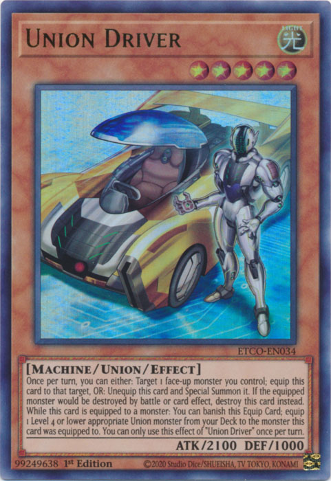 Union Driver [ETCO-EN034] Ultra Rare - Card Brawlers | Quebec | Canada | Yu-Gi-Oh!