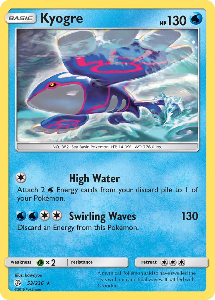 Kyogre (53/236) [Sun & Moon: Cosmic Eclipse] - Card Brawlers | Quebec | Canada | Yu-Gi-Oh!