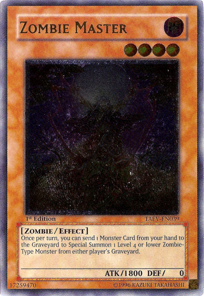 Zombie Master [TAEV-EN039] Ultimate Rare - Card Brawlers | Quebec | Canada | Yu-Gi-Oh!