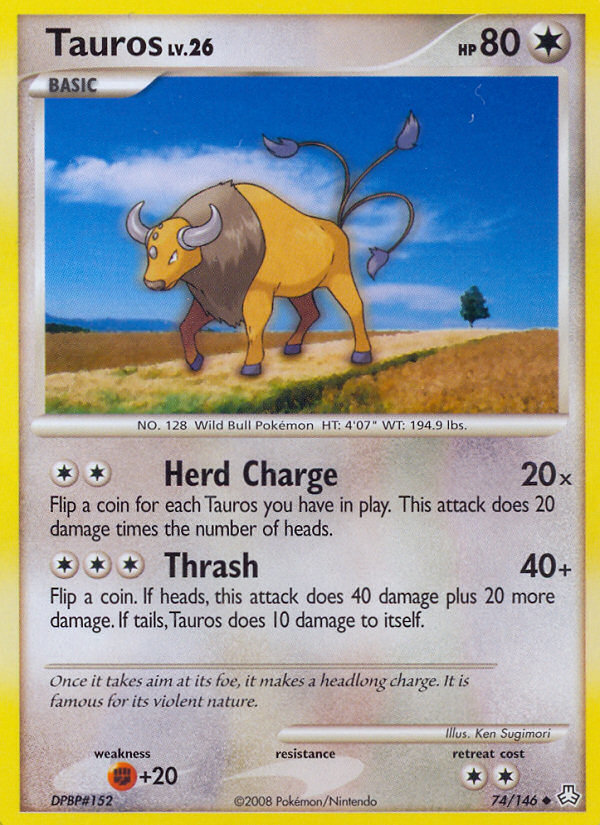 Tauros (74/146) [Diamond & Pearl: Legends Awakened] - Card Brawlers | Quebec | Canada | Yu-Gi-Oh!