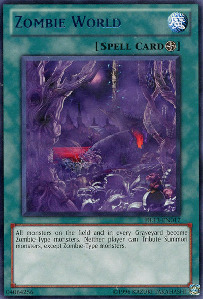 Zombie World (Purple) [DL13-EN017] Rare - Card Brawlers | Quebec | Canada | Yu-Gi-Oh!