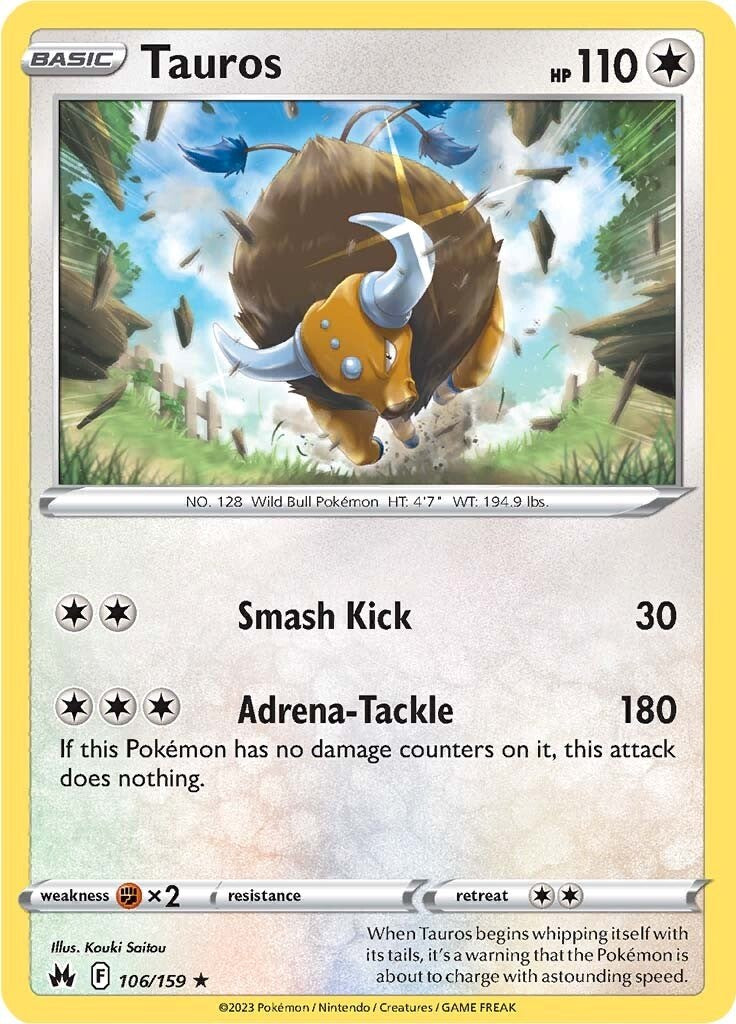 Tauros (106/159) [Sword & Shield: Crown Zenith] - Card Brawlers | Quebec | Canada | Yu-Gi-Oh!