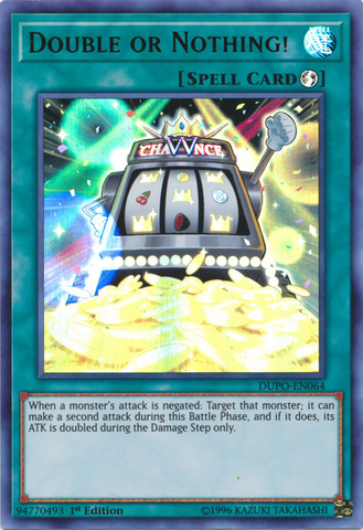 Double or Nothing! [DUPO-EN064] Ultra Rare - Card Brawlers | Quebec | Canada | Yu-Gi-Oh!