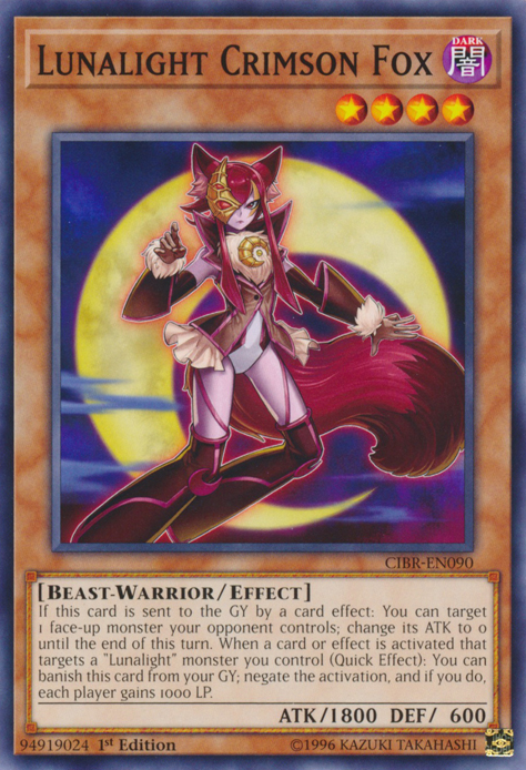 Lunalight Crimson Fox [CIBR-EN090] Common - Yu-Gi-Oh! - Card Brawlers | Quebec | Canada |