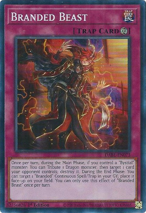 Branded Beast [DABL-EN073] Super Rare - Card Brawlers | Quebec | Canada | Yu-Gi-Oh!