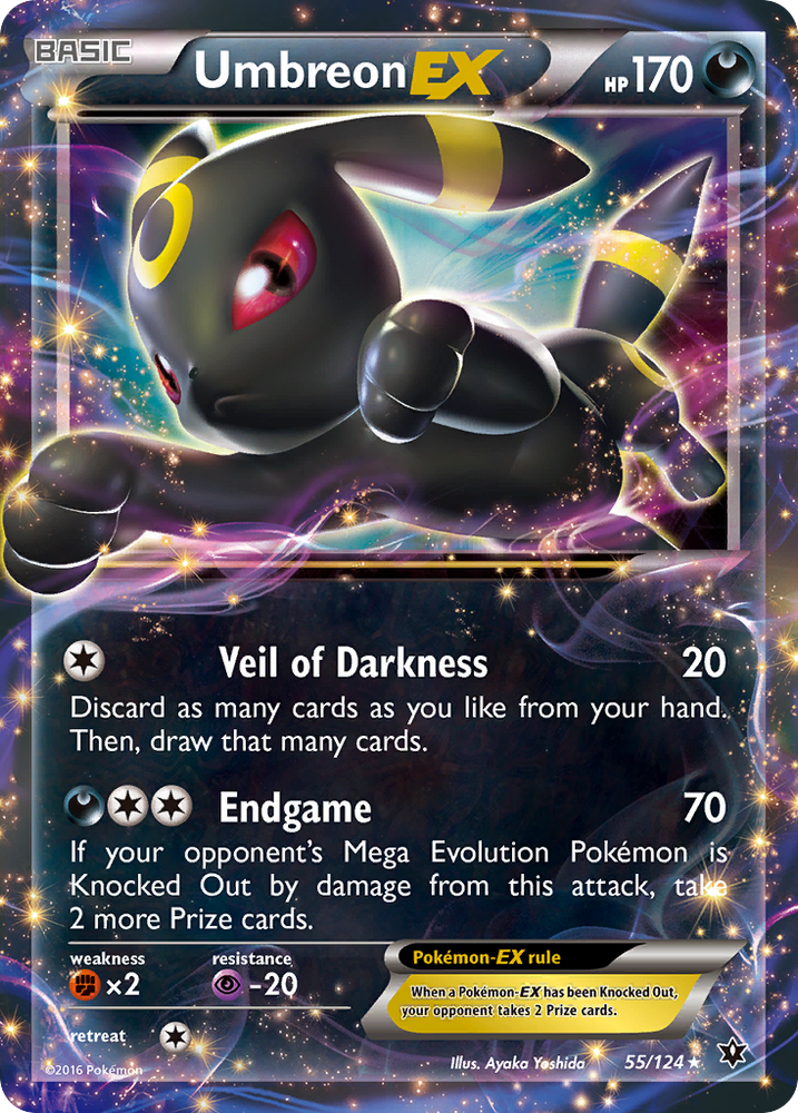 Umbreon EX (55/124) [XY: Fates Collide] - Card Brawlers | Quebec | Canada | Yu-Gi-Oh!