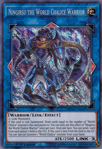 Ningirsu the World Chalice Warrior [MP18-EN068] Secret Rare - Yu-Gi-Oh! - Card Brawlers | Quebec | Canada |