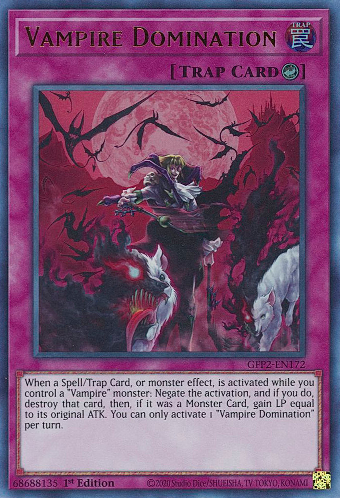 Vampire Domination [GFP2-EN172] Ultra Rare - Card Brawlers | Quebec | Canada | Yu-Gi-Oh!