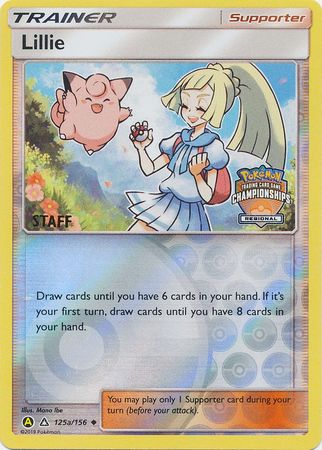 Lillie (125a/156) (Regional Promo Staff) [Sun & Moon: Ultra Prism] - Card Brawlers | Quebec | Canada | Yu-Gi-Oh!