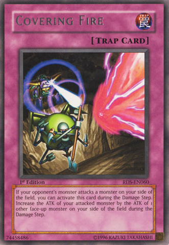 Covering Fire [RDS-EN060] Rare - Card Brawlers | Quebec | Canada | Yu-Gi-Oh!