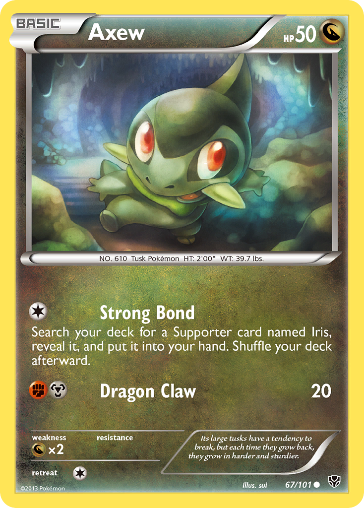 Axew (67/101) [Black & White: Plasma Blast] - Card Brawlers | Quebec | Canada | Yu-Gi-Oh!