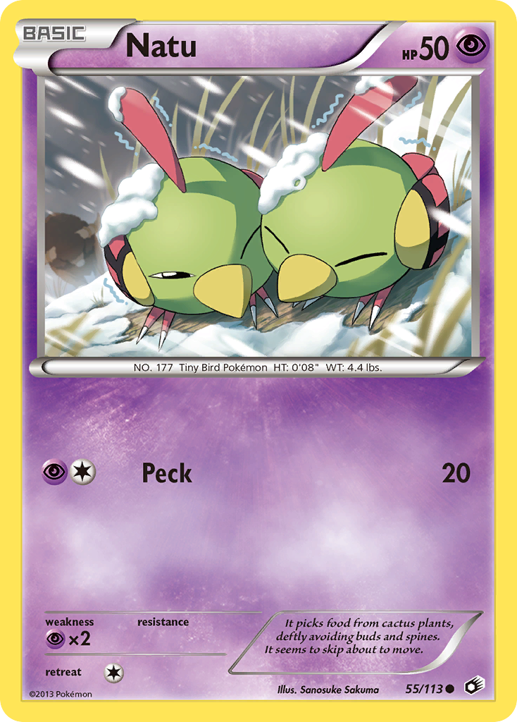 Natu (55/113) [Black & White: Legendary Treasures] - Card Brawlers | Quebec | Canada | Yu-Gi-Oh!