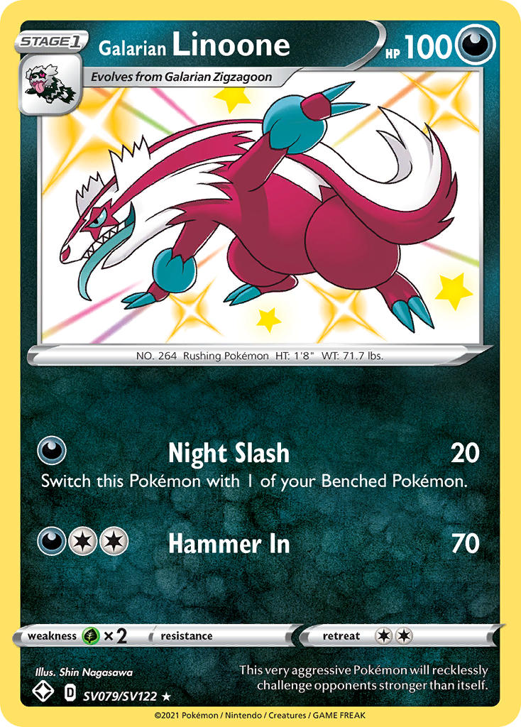 Galarian Linoone (SV079/SV122) [Sword & Shield: Shining Fates] - Card Brawlers | Quebec | Canada | Yu-Gi-Oh!