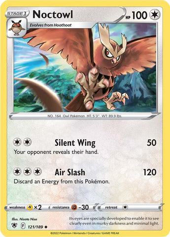 Noctowl (121/189) [Sword & Shield: Astral Radiance] - Card Brawlers | Quebec | Canada | Yu-Gi-Oh!