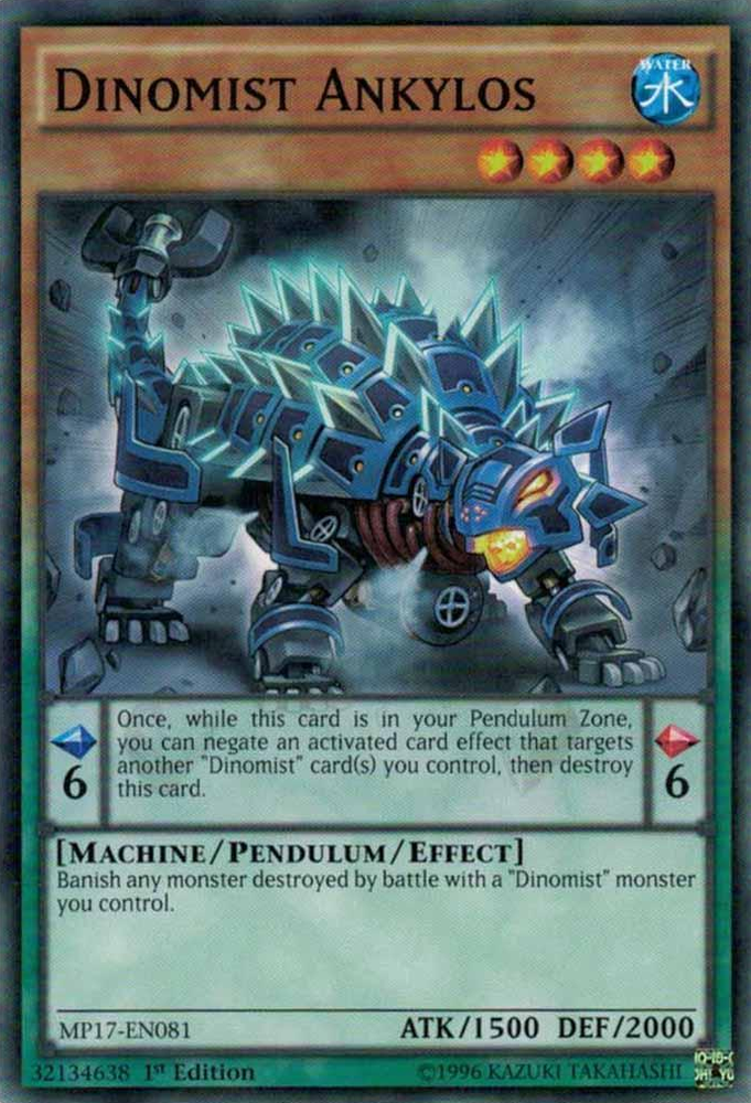 Dinomist Ankylos [MP17-EN081] Common - Yu-Gi-Oh! - Card Brawlers | Quebec | Canada |