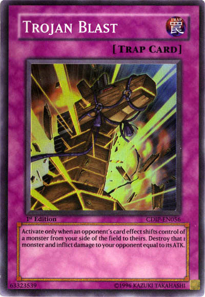 Trojan Blast [CDIP-EN056] Super Rare - Yu-Gi-Oh! - Card Brawlers | Quebec | Canada |