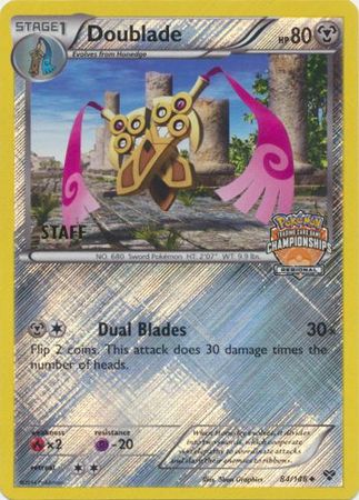 Doublade (84/146) (Regional Championship Promo Staff) [XY: Base Set] - Card Brawlers | Quebec | Canada | Yu-Gi-Oh!