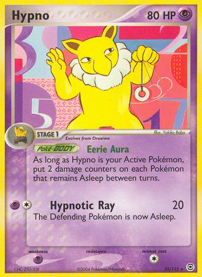 Hypno (25/112) [EX: FireRed & LeafGreen] - Card Brawlers | Quebec | Canada | Yu-Gi-Oh!