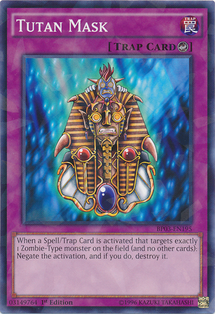 Tutan Mask [BP03-EN195] Shatterfoil Rare - Card Brawlers | Quebec | Canada | Yu-Gi-Oh!