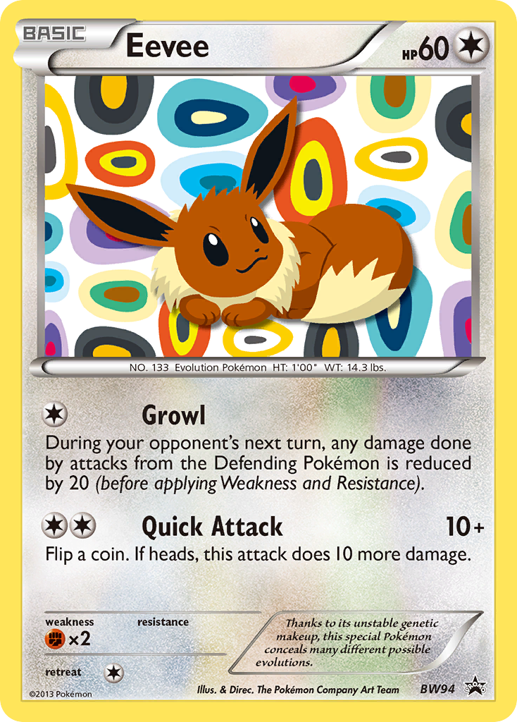 Eevee (BW94) [Black & White: Black Star Promos] - Card Brawlers | Quebec | Canada | Yu-Gi-Oh!